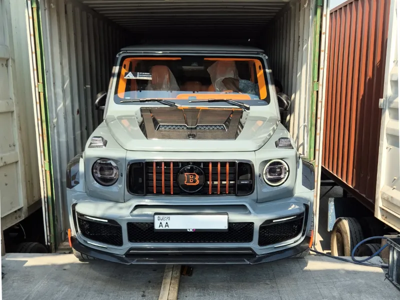 Brabus G-Wagon sea freight shipping Dubai